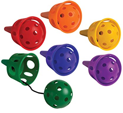 Champion Sports Catch A Ball Set: Classic for All Ages Outdoor Party Game for Lawn, Camping & Beach, 6 Assorted Colors