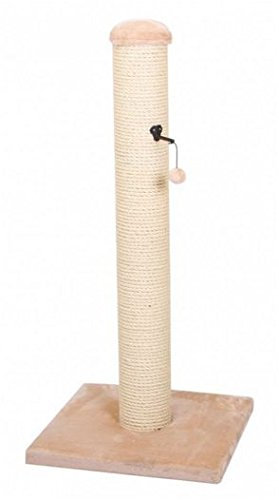 XL Katzenkratzbaum Kratzbaum für Katzen Katzenhöhle Katzenschlafplatz Sandfarbe 56x56x120