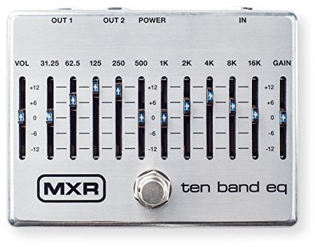MXR M108S Ten Band EQ Pedal, Silber