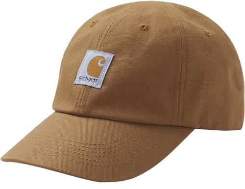 Carhartt Toddler Signature Canvas Baseball Cap Hat, Carhartt Brown, Carhartt Brown