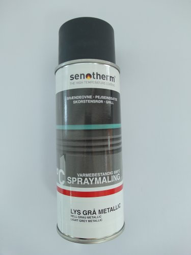 Senotherm Ofenfarbe 400ml Ofenspray grau metallic