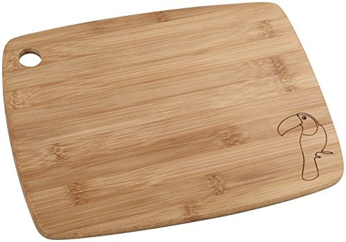 Fackelmann 37721 Tagliere, Bamboo, Marrone, 30 x 23 x 1 cm