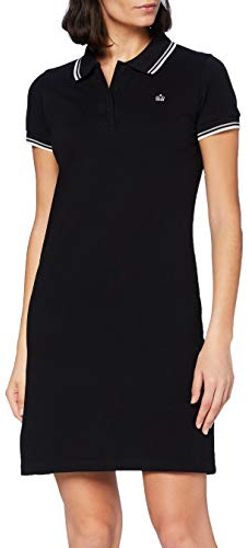 Merc of London Kara Polo Dress Vestido, Negro, M para Mujer