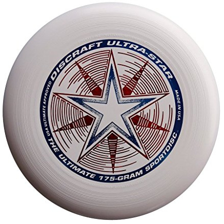 Discraft 175 gram superfärg ultrastjärnsskiva. Vit