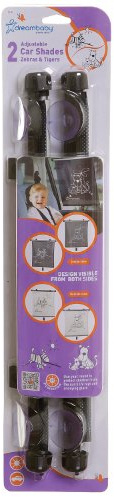 Dreambaby G238 Car Shades Tiger+Zebra Set of 2