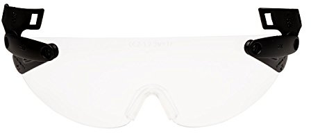 3M Deutschland XH001651385 V6E Integrierte Schutzbrille für Schutzhelm, Klar