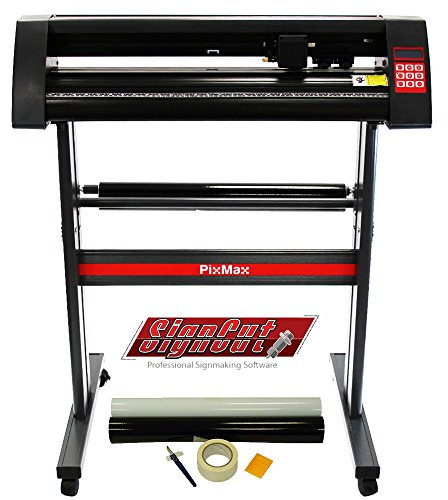 PixMax 72cm Schneideplotter Folienplotter Plotter & Vorbereitungsset, Vinylrollen & Gratis Roland Schneidemesser