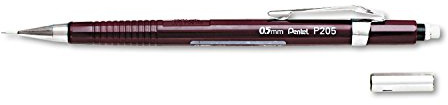 Pentel P205-B Mechanical Pencil 0.5 mm HB - Red