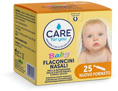 CARE for you Flaconcini Nasali Monodose per Bambini, 24 x 5ml