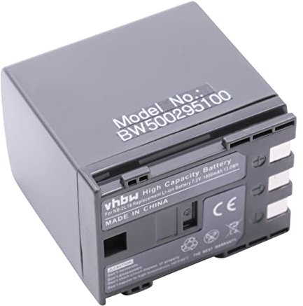 Batteria LI-ION per CANON sostituisce BP-2L5 / BP-2L12 / BP-2L13 / BP-2L14 / BP-2L18 / NB-2L / NB-2LH / NB-2L18