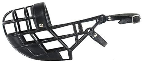 Don Pare Maulkorb Model 101 In Schwarz Trinken Immer Möglich Ideal Für Freilauf, Kennel, Zwinger, Hunderennen, Auto, Giftköderbremse Von Amathings