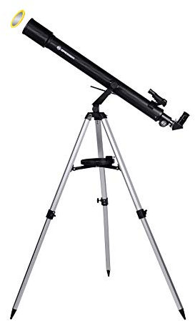 Bresser Einsteiger Linsen-Teleskop Sirius 70/900 AZ mit Smartphone-Adapter, Sonnenfilter, Stativ & Zubehör, für Himmelsbeobachtung & Astrofotografie