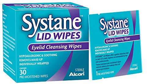 Systane Lid Wipes 30 ct (Pack of 3) by Alcon Icaps