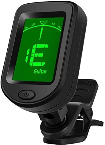 Luckxing Clip- Stimmgerät Tuner Für Gitarre, Bass, Violine, Ukulele, Chromatisches Stimmer Farbbildschirm Gitarrenkapodaster/ -stimmgerät Zum Anklipsen Für Gitarre, Bass, Violine, Ukulele, Chromatisch