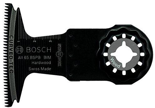 Bosch Professional 5x Hojas de sierra de inmersión BIM AII 65 BSPB (para madera dura, 40 x 65 mm, accesorios Multiherramienta)