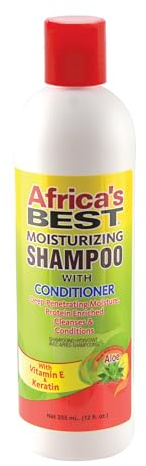 Afrikas bästa fuktgivande schampo med balsam, 12 oz, grön, 1-108-12-1200