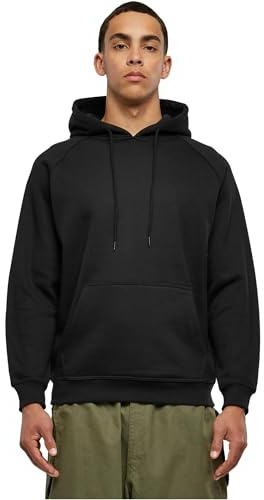 Urban Classics Herren Blank Hoody Kapuzenpullover, Schwarz, XL EU