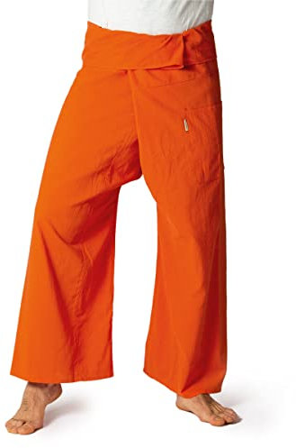 PANASIAM Fisherman Pants Unicolor, orange, L