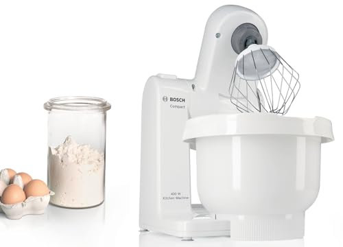 Bosch MUM4405 - Robot de cocina MUM4 para repostería, 500 W, capacidad 3.9 l, color blanco