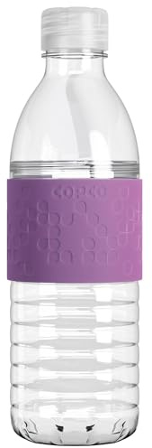 Copco Hydra Water Bottle with Spill-Resistant Lid, 16.9 oz - Reusable Tritan Non-Slip Sleeve, Twist-Open Body - BPA-Free, Leak-Proof, Durable & Portable for Gym, Office, School (Lime Green)