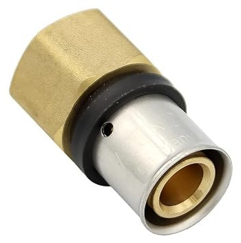 Pipetec Pressfitting Übergang 20x2 mm 1/2 Zoll Innengewinde TH Kontur Verbundrohr, DVGW, TH-Profil