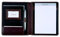 Alassio 30057 - Schreibmappe MONACO im DIN A5 Format, Businessmappe aus planzlich gegerbtem Leder, Dokumentenmappe in dunkelbraun - antik, Mappe ca. 23 x 19 x 2,5 cm