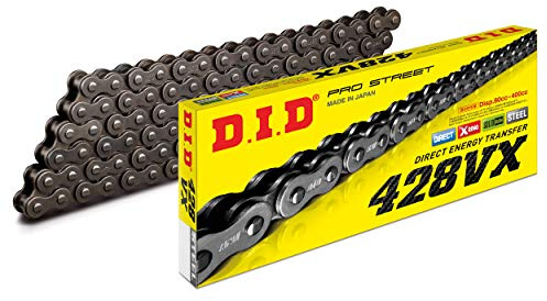 DID – Catena 428 VX, 132 denti (X-ring), aperta con chiusura a rivetto