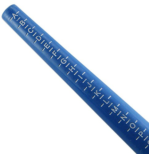 Jewellers Tools Ring Sizer Stick: UK AZ 6 Sizes Includes USA Conversion Chart (35)