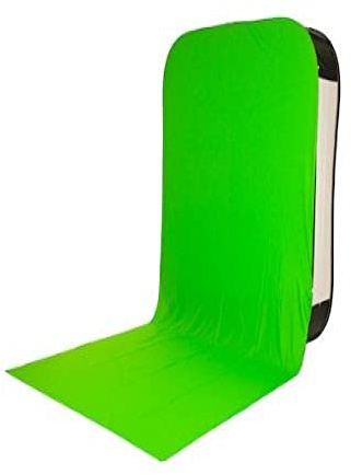 Manfrotto Hintergrundbespannung mit Bodenschleppe Chroma.Grün 180x215cm