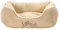 Dehner Lieblinge Hundebett und Katzenbett Sammy, ca. 47 x 37 x 17 cm, Polyester, beige