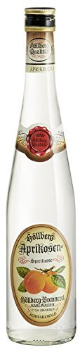 Aprikosen Spirituose Höllberg 40% vol., (1 x 0,7 l) im Geistverfahren hergestellt