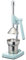 Living Nostalgia KitchenCraft, spremiagrumi manuale con leva in alluminio e acciaio inossidabile, colore blu vintage