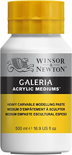 Winsor & Newton 3050814 Galeria Schwere Modellierpaste, 500 ml Topf, zum Aufbau von mehreren Schichten geeignet