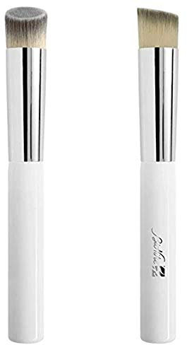 Bionike Defence Color - Pennello Fondotinta per Viso, Sfuma Fondotinta Fluido, Cremoso e Compatto in Modo Preciso, Taglio Angolato, Dona un Makeup Definito