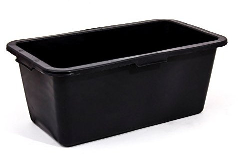 Noir auge en plastique 60 L pour melanger le mortier