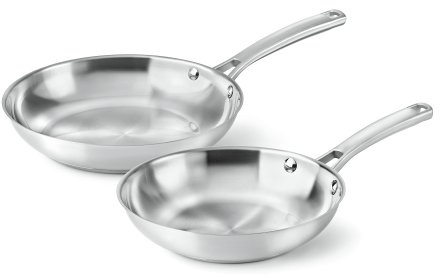 Calphalon Classic Stainless Steel Cookware, Fry Pan, 2-piece