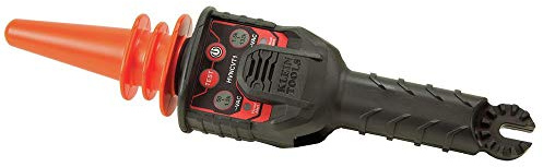 Klein Tools HVNCVT-1 Probador de alto voltaje sin contacto de doble rango, doble rango, indicadores audio/visuales, resistente al agua, con funda y batería
