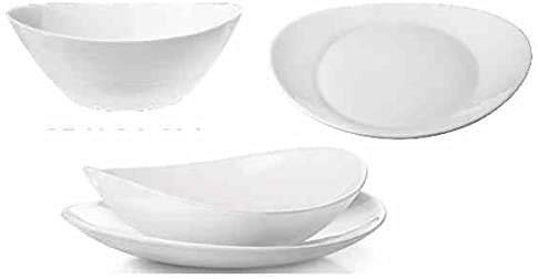 Pagano home Offerta servizio piatti Prometeo con insalatiera per 6 persone 19 pezzi