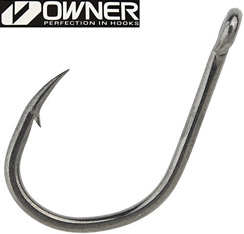 Owner Carp C5 Haken - Karpfenhaken, Angelhaken zum Karpfenangeln, Öhrhaken für Karpfenrigs, Einzelhaken für Karpfen, Hook, Größe/Packungsinhalt:Gr. 2-8 Stück