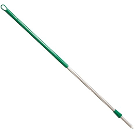 Besenstiel Haug aus Aluminium 1500 mm grün Alustiel eloxiert, geeignet nach HACCP & lebensmittelecht