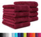 BaSaTex - 8er Pack Handtücher Premium 50x100 cm aus Baumwolle - Frottee Handtuch Set mit Aufhänger - Öko-Tex Made in Green Zertifiziert - Bordeaux