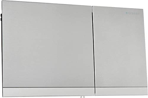 Geberit 115.796.GH.1 Dual-Flush Actuator Plate, Brushed Chrome