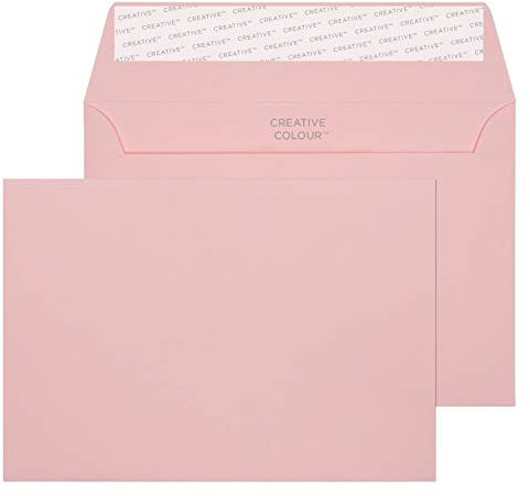 Blake Creative Colour 15101 Farbige Briefumschläge Haftklebung Baby Rosa C6 114 x 162 mm 120g/m² | 25 Stück