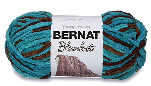 Bernat Blanket Yarn, 5.3 oz, Mallard Wood, 1 Ball