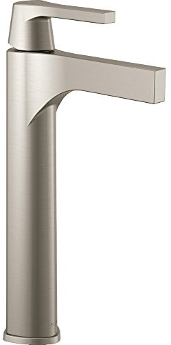 Delta Faucet 774-SS-DST, Stainless Zura Single Handle Vessel Lavatory Faucet