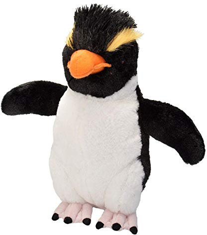 Wild Republic Cuddlekins Felsenpinguin, Stofftier, Baby-Geschenk für Mädchen und Jungen, Kinder Plüschtier, Kuscheltier Für Babys, Spielzeug aus Recyclingmaterial, 30 cm