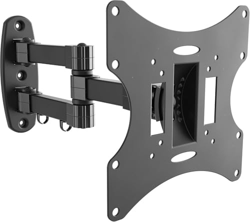 RICOO Supporto TV parete S2522 Girevole Inclinabile Televisore 13-47 (33-119 cm) Staffa universale Televisione LED/LCD/Curvo VESA 75 x 75-200 x 200