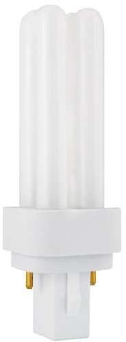 LEDVANCE 21117 Compact Fluorescent 2 Pin Double Tube 2700K, 13-watt, White