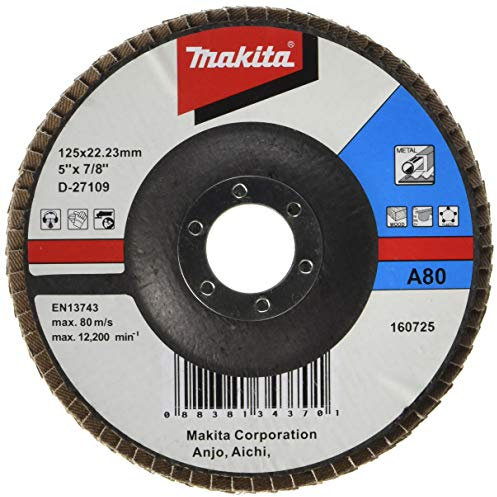Makita Faecherschleifscheibe, 125 mm, A80, D-27109