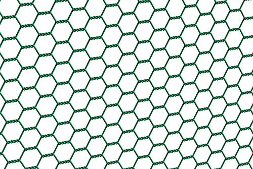 Alberts 614188 Sechseckgeflecht | verschiedene Längen und Höhen - wahlweise in verschiedenen Farben | grün | Maschung 13 mm | Höhe 50 cm | Länge 10 m